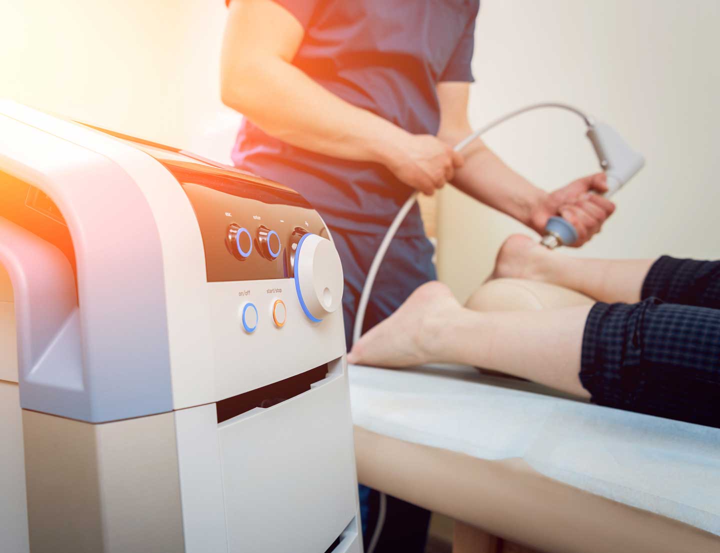 Stoßwellentherapie in der Orthopädie em Veedel in Köln